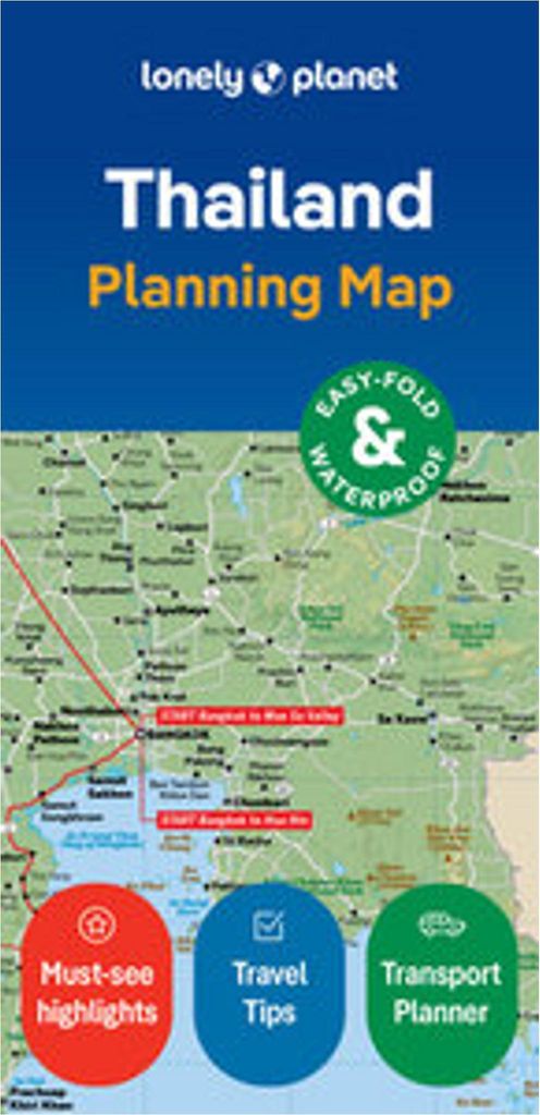Lonely Planet Thailand Planungskarte