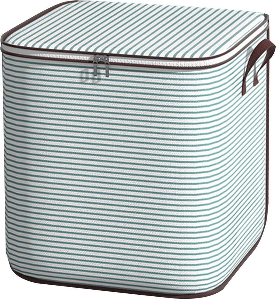 Kleiderschrank-Aufbewahrungskorb mit Reißverschluss und Griff, Aufbewahrungstasche für Kleidung, Schrank-Organizer, Umzugspaket, Aufbewahrungskof...