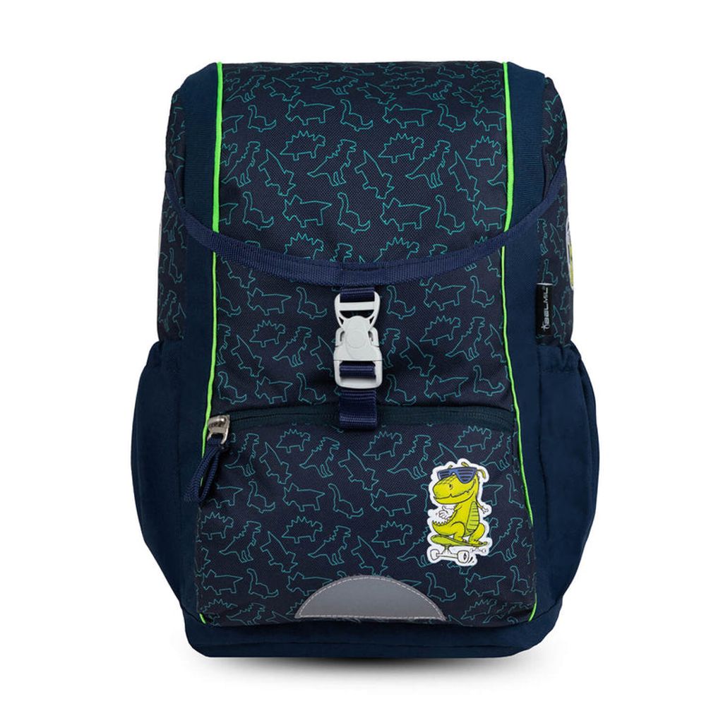 Belmil Kiddy Sporty Kindergartenrucksack "Kindsaur" für 3-6 Jährige Kinder mit Brustgurt
