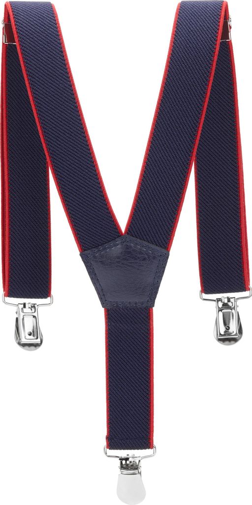 Ladeheid Kinder Hosenträger S2 (60 cm, 4043/25-Dunkelblau)