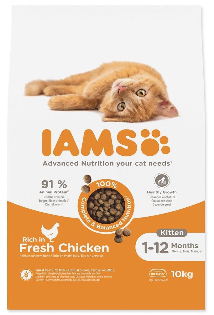 IAMS Cat Kitten Chicken 10kg Obrázok produktu 