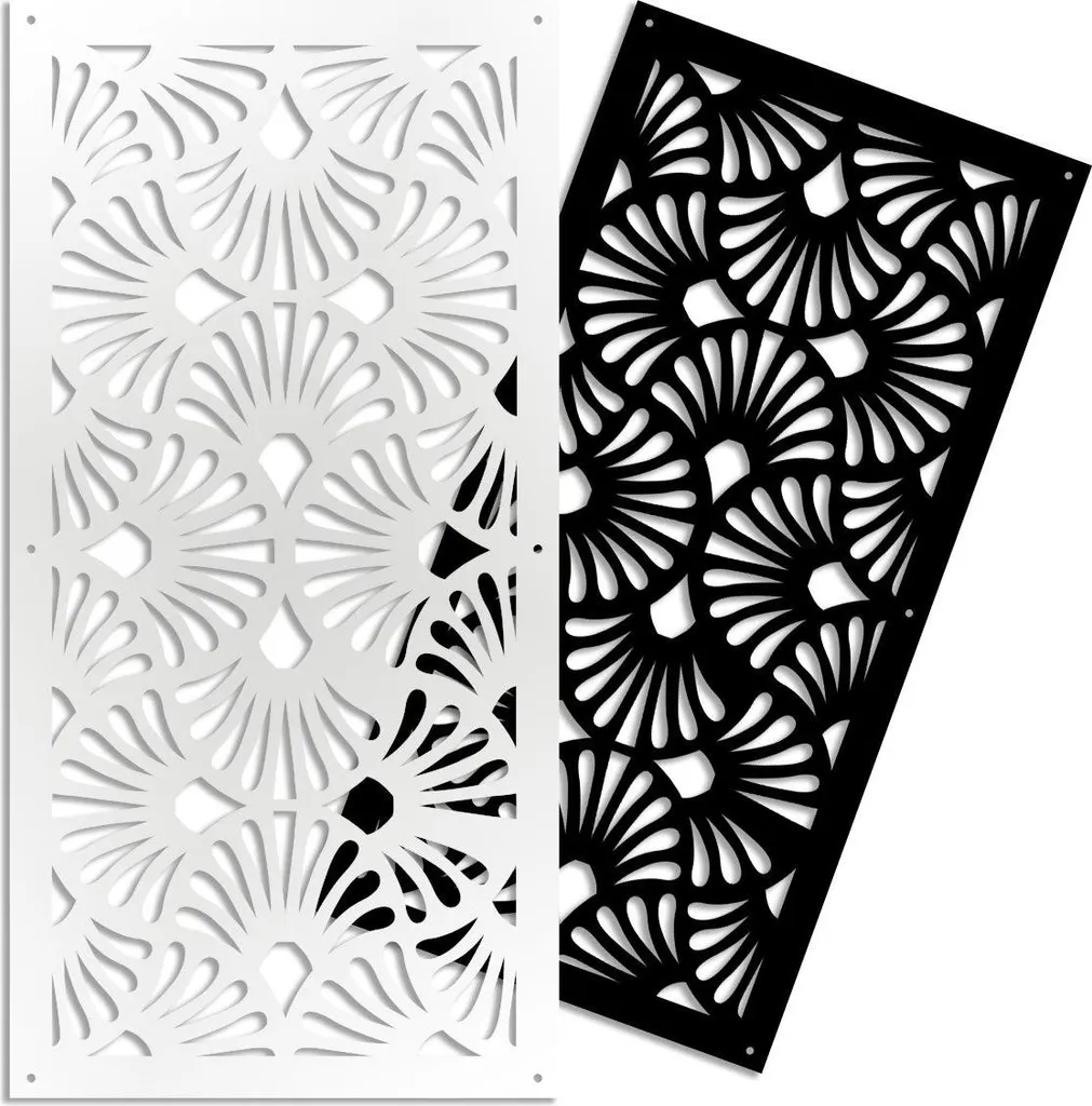 EVENTAILS Pannello PVC Traforato Nero 73x148 cm | Frangisole Design - 1