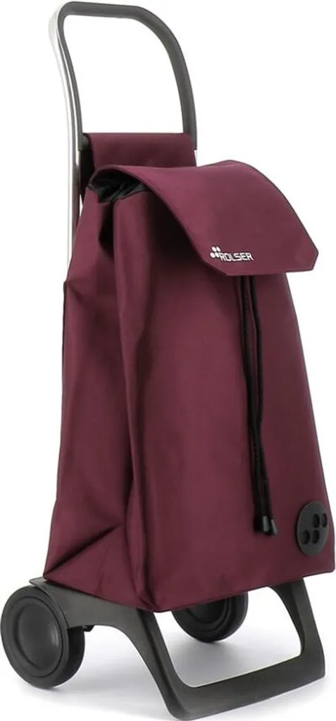 Rolser Baby MF Joy bordeaux chariot de courses pliable 2 roues en alu