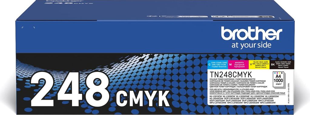Brother TN-248VAL, Schwarz, Cyan, Magenta, Gelb, 4 Stück(e) Produktbild 