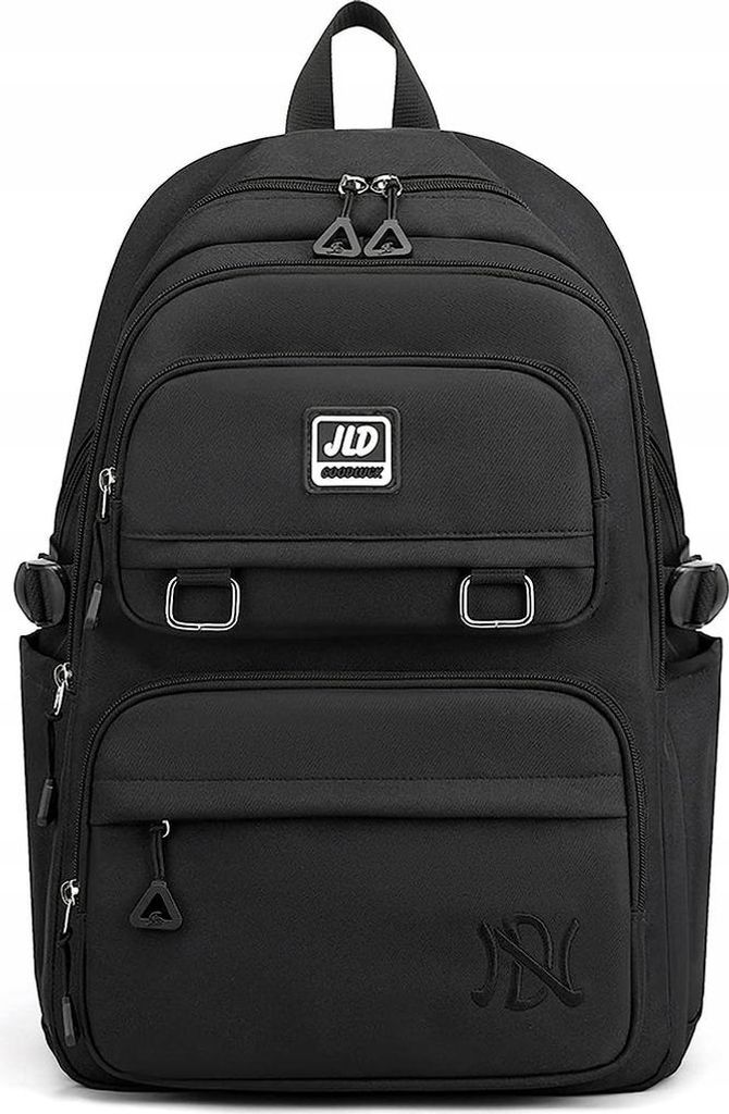 Schulrucksack Jugend Schultasche für Mädchen Junge Schwarz für 1-3