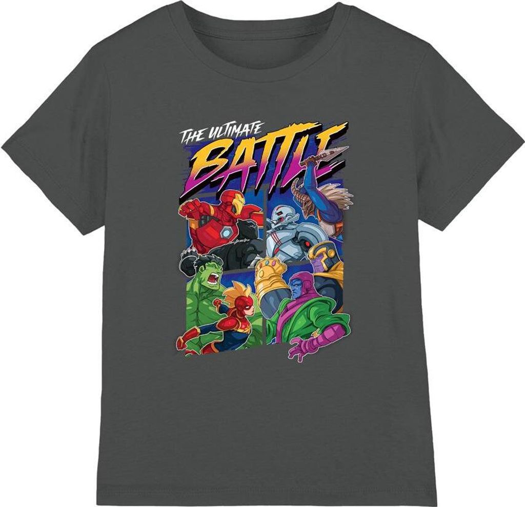 Avengers - "The Ultimate Battle" T-Shirt für Kinder TV14945 (152-158) (Holzkohle)
