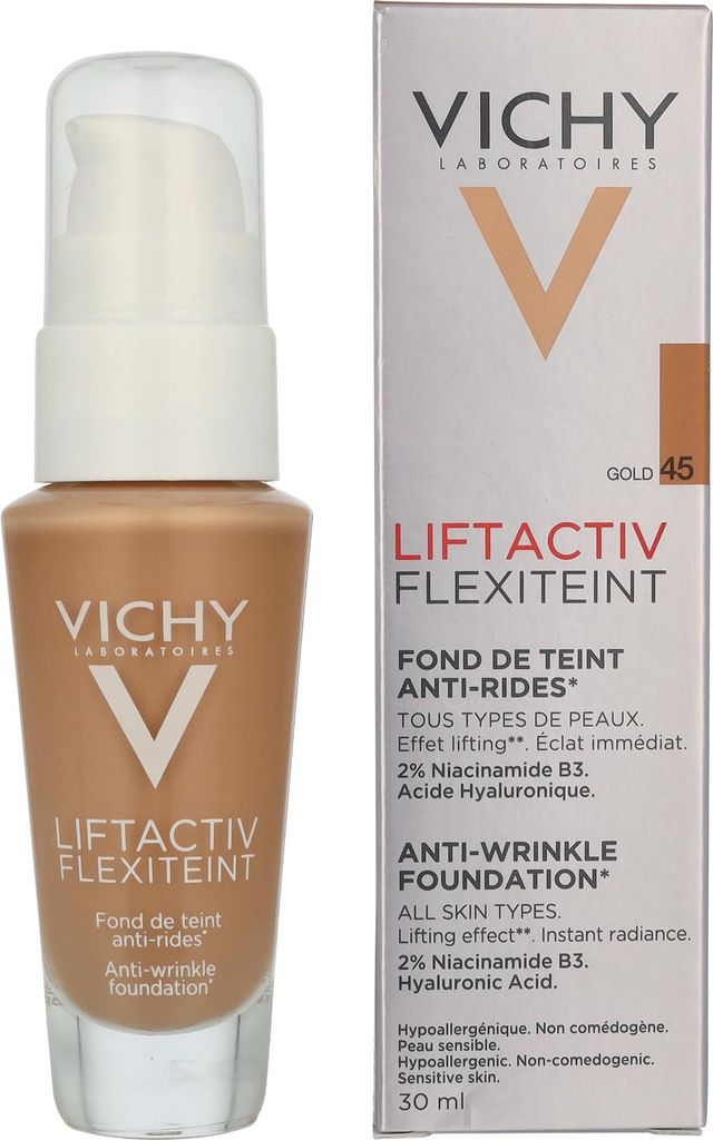 Vichy Liftactiv Flexiteint, pompflacon, beige, anti-aging, Productafbeelding 