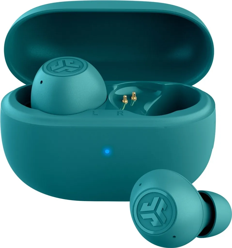 JLab Go Pop ANC Auricolari Bluetooth IP55 Verde Acqua con Multipoint