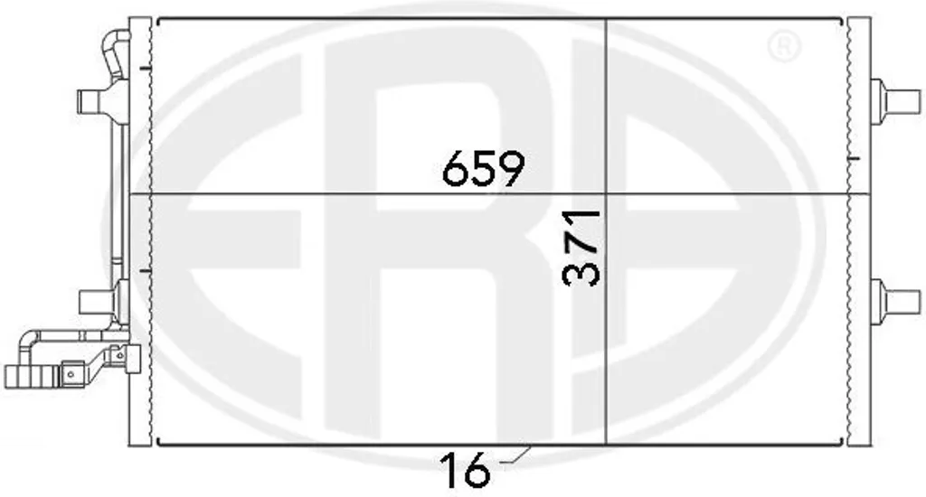 Condenseur climatisation ERA 667040 - Stop aux fuites de clim Volvo V50