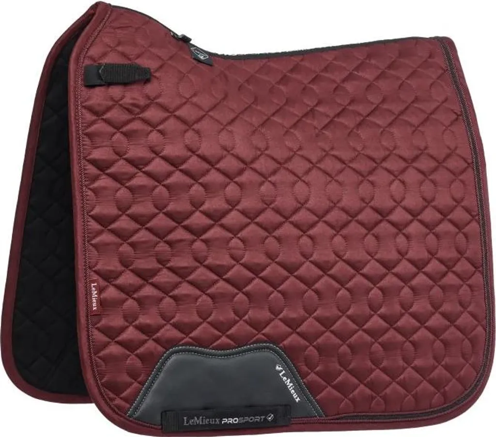 Tapis de selle anti-frottement LeMieux Crystal Suede dressage confort