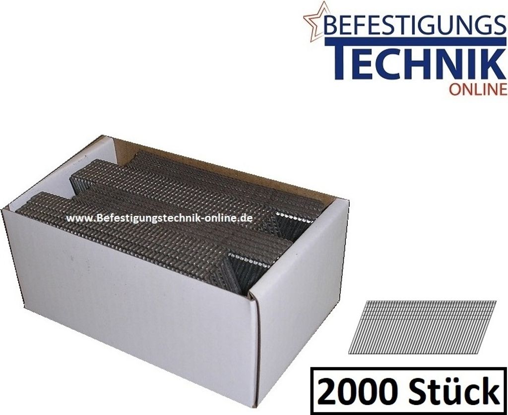 Stauchkopfnägel 64mm verzinkt für DeWALT Akku Nagler DCN660 DC618 DC610 BR-07
