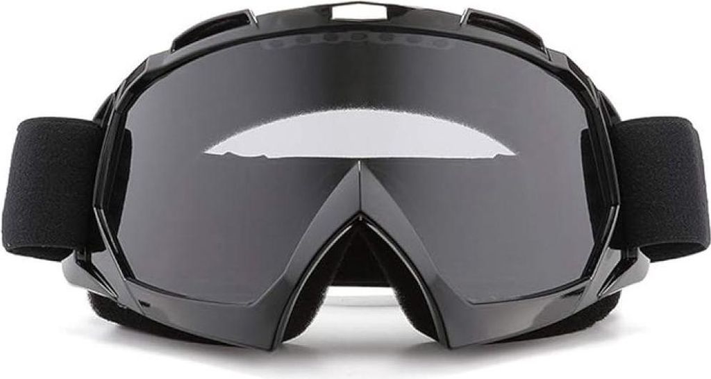 Fahrradbrille, klare Gläser, blendfrei, UV-beständig, winddicht, staubdicht, stoßfest, kratzfest, Motorradbrille
