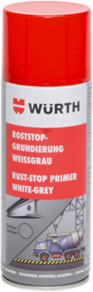 Würth 08932101 Roststop-Grundierung Weiß-Grau 400ml Produktbild 