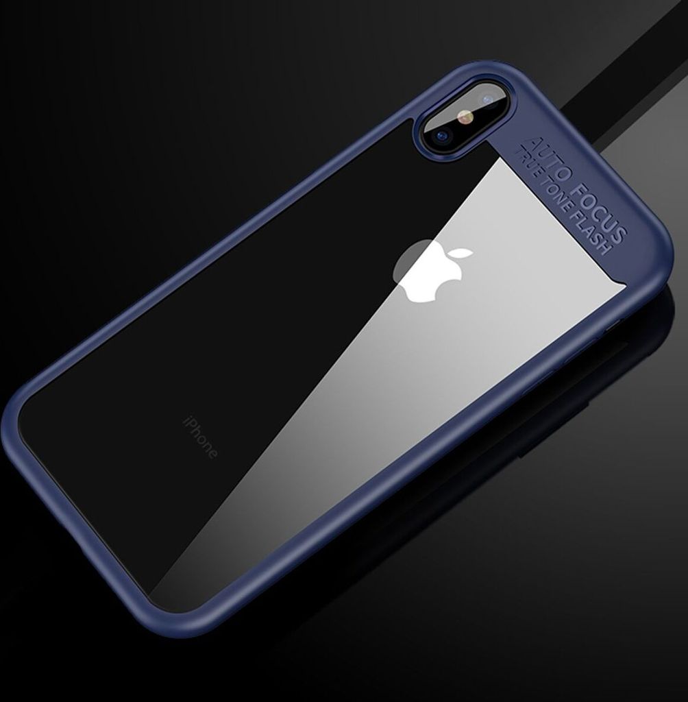 Ultra Slim Case für Apple iPhone X Handyhülle Schutz Cover Blau