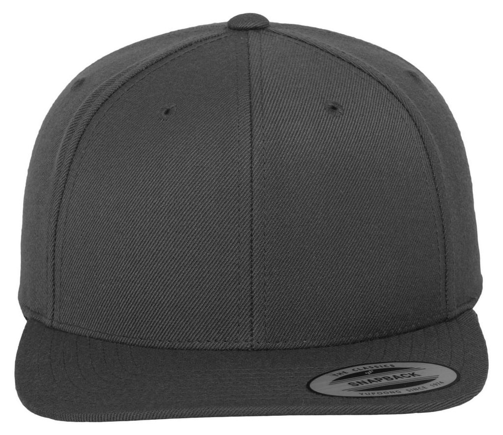 Flexfit - "Classic" Snapback Mütze für Herren/Damen Uni FK1383 (Einheitsgröße) (Dunkelgrau)
