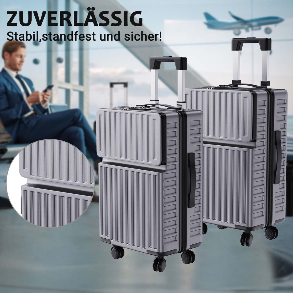 ProximaX Hochwertiger ABS-Koffer mit TSA-Schloss, Produktbild 