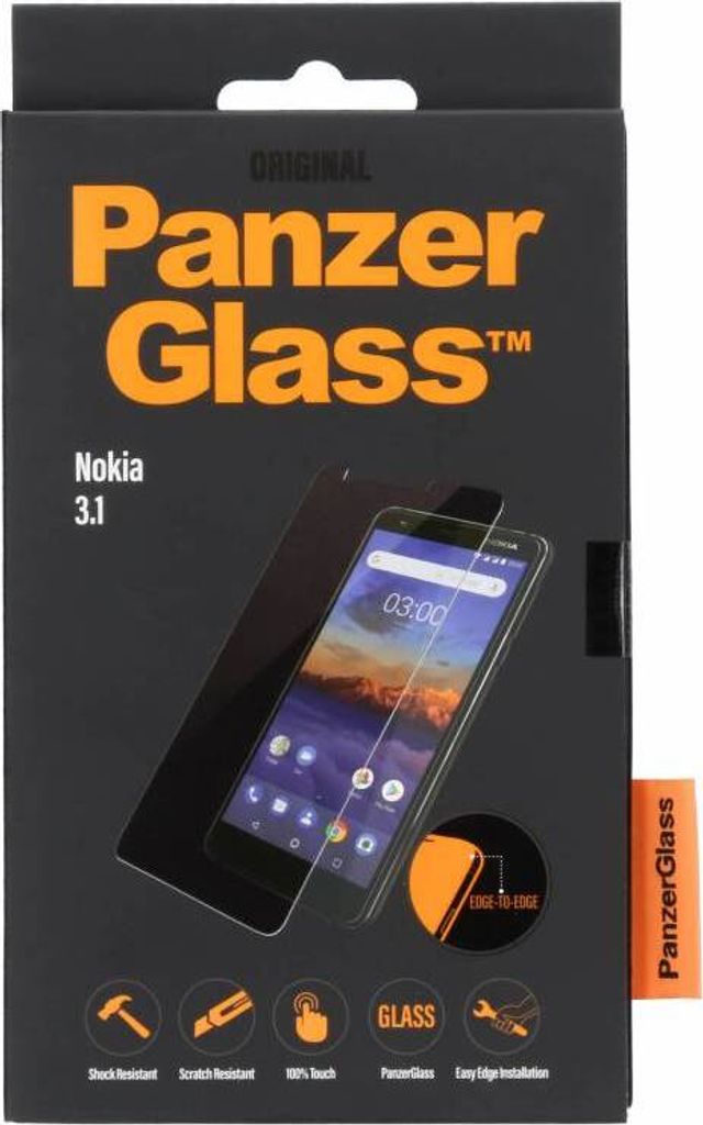 PanzerGlass 6766, Nokia, 3,1, Kratzresistent, Transparent, 1 Stück(e)