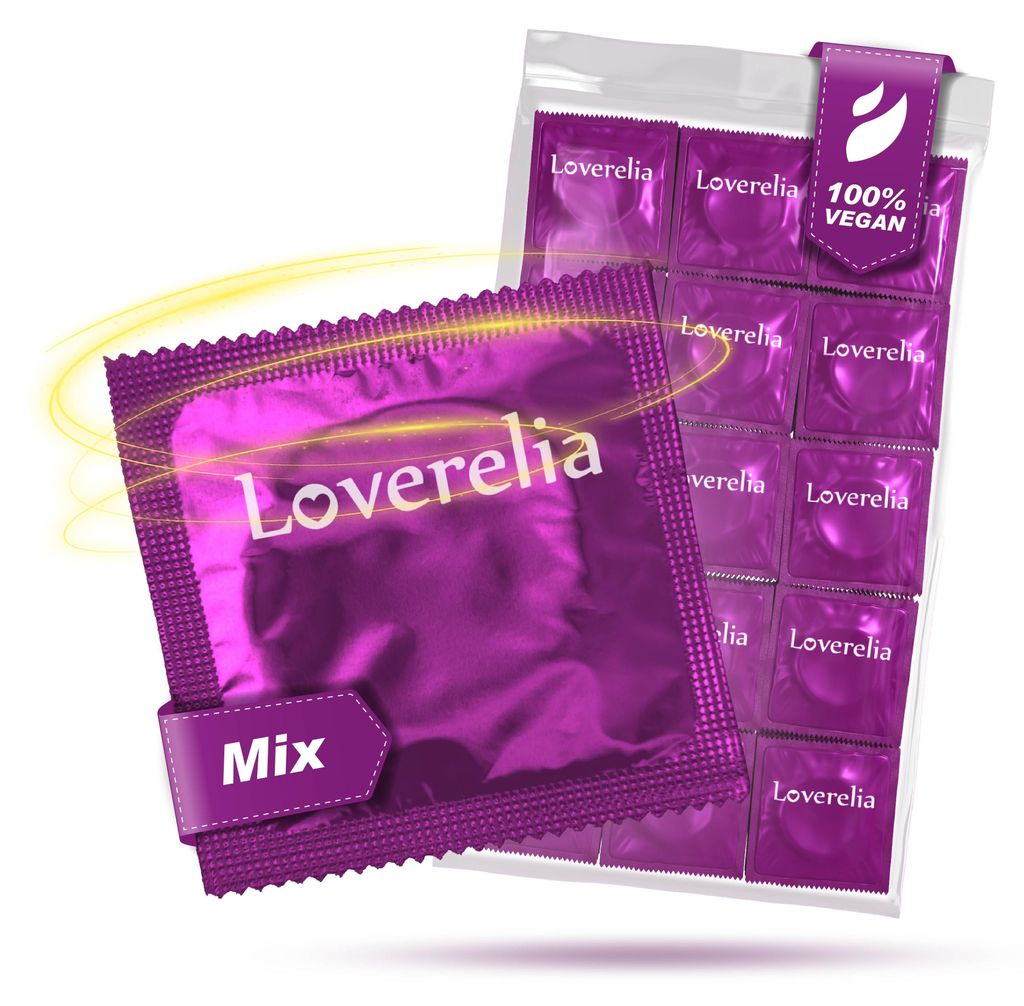 200 Loverelia MIX Kondome - 10 abwechslungsreiche Sorten - Produktbild 
