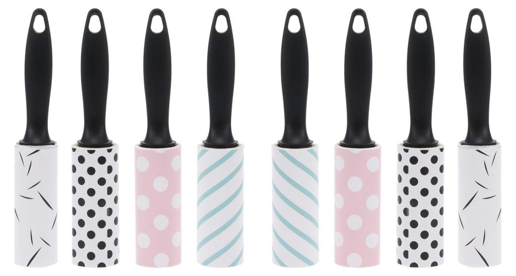 8er Set Fusselroller 34 Blatt Pro Rolle Fusselentferner Produktbild 