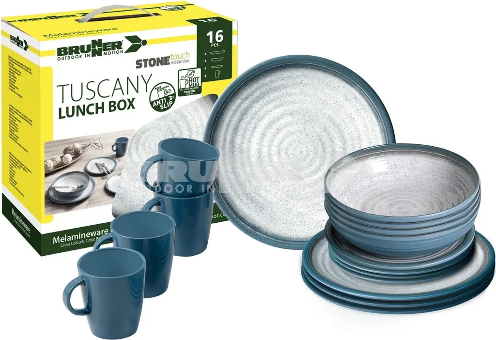 Service de vaisselle Tuscany - Assiettes et bols en céramique artisanale