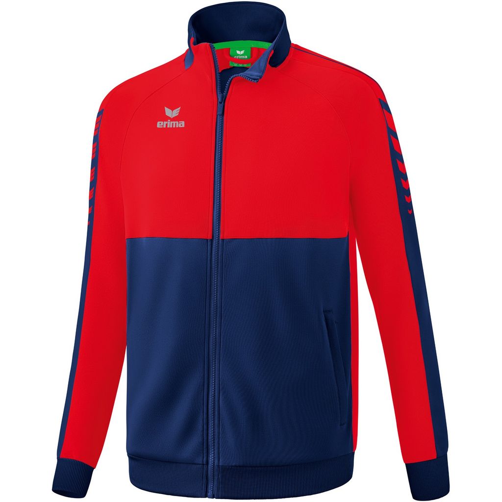 erima Six Wings Worker Trainingsjacke new navy/rot 3XL