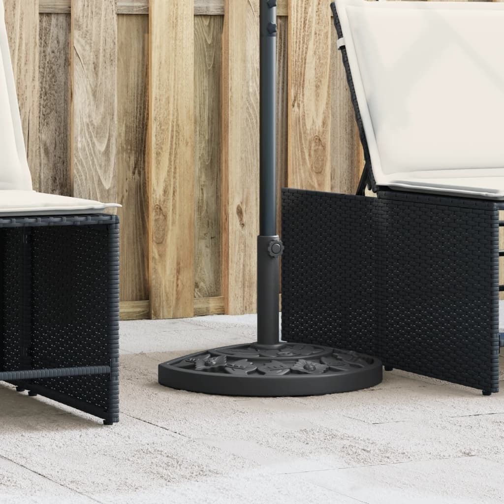 Möbel Sonnenschirmständer für Ø38/48 mm Mast 9 kg Halbrund Produktbild 