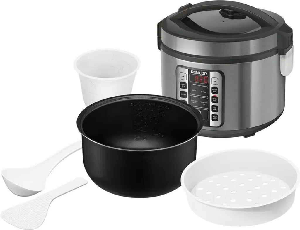 Cuiseur à riz programmable Sencor SRM 3151BK avec maintien au chaud