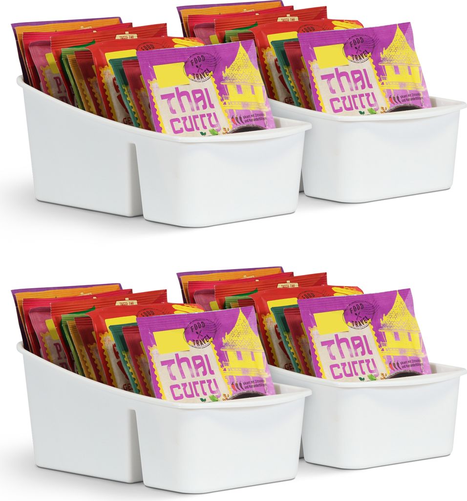 Organiseur de cuisine pour épices et sachets - blanc - pack Image du produit 