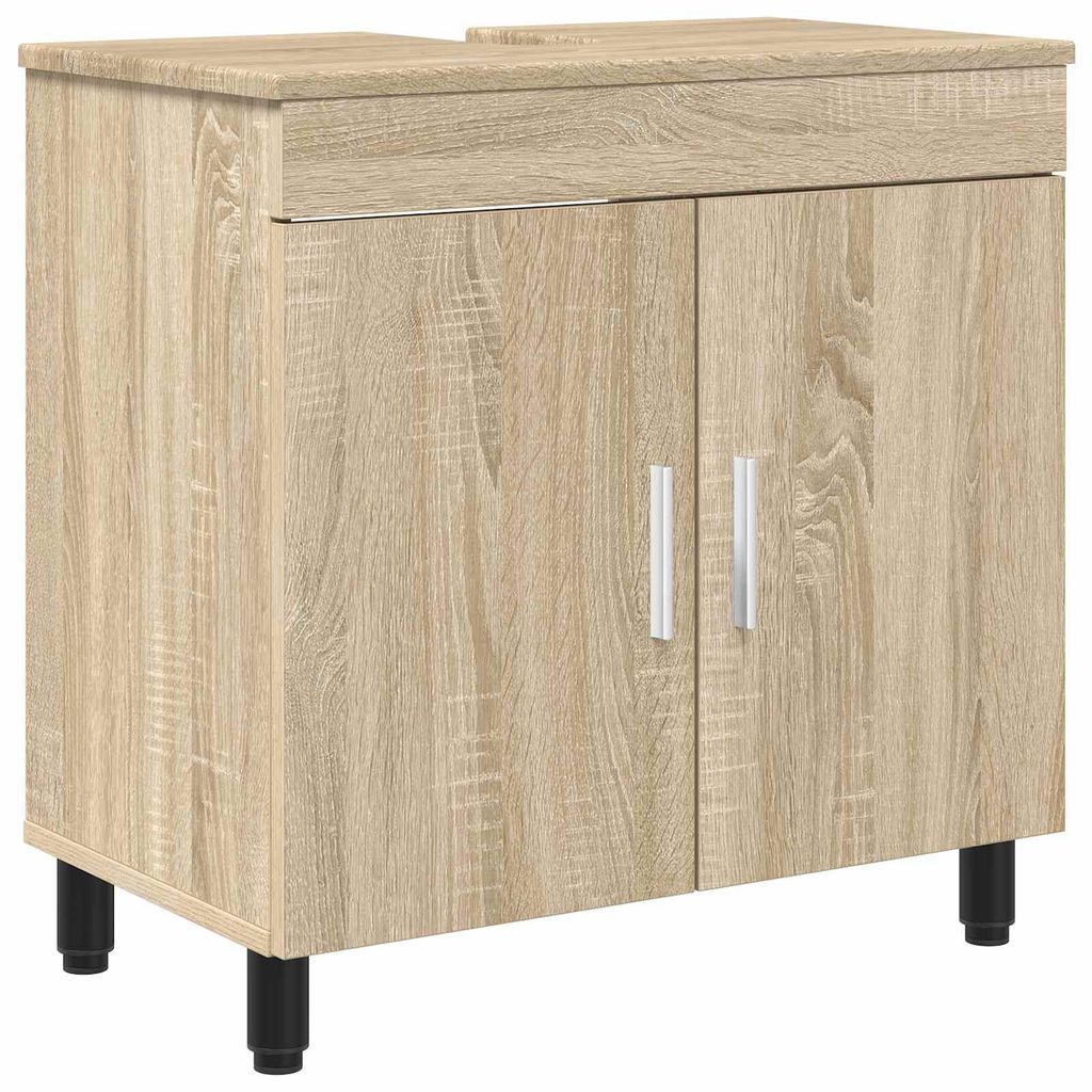 vidaXL Umyvadlová skříňka Sonoma dub 60 x 35 x 60 cm Obrázek produktu 