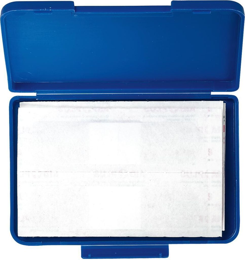 Notfall-Set "Pflaster Box" standard-blau PP