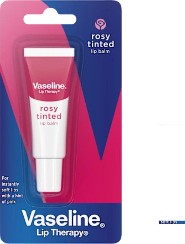 Vaseline Lippenpflege Rosy Lips (10g Tube) Produktbild 