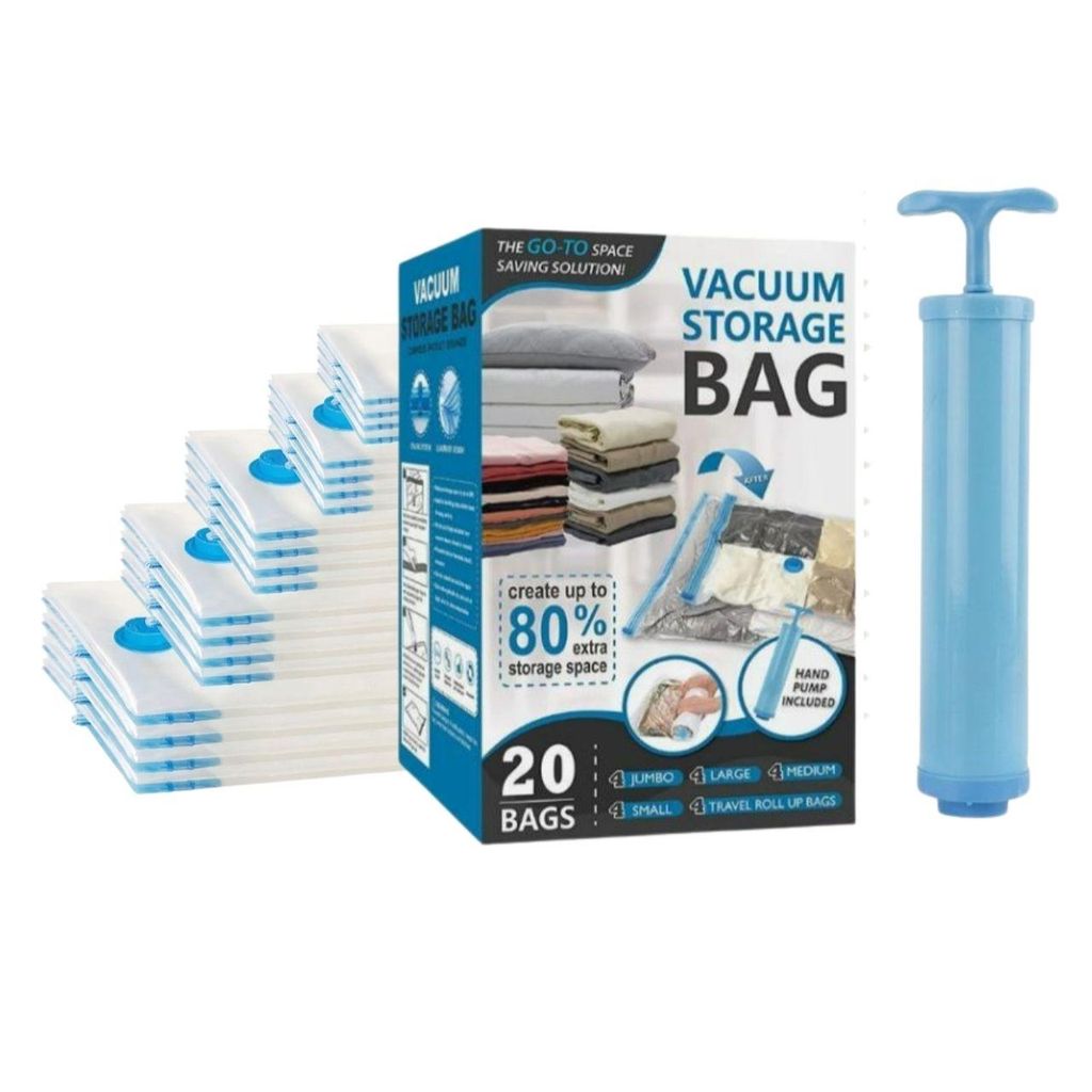 Sacs de rangement sous vide pour vêtements, lot de 20, avec Image du produit 