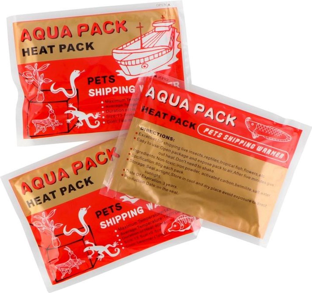 Aqua Heat Pack 40H 'Gold' - Handwärmer und Transportwärmer für Tiere Terrario
