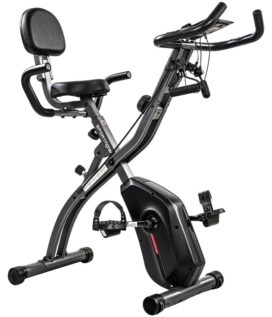 SPORTNOW 4-in-1 hometrainer: Fiets, ligfiets, opvouwbaar, Productafbeelding 
