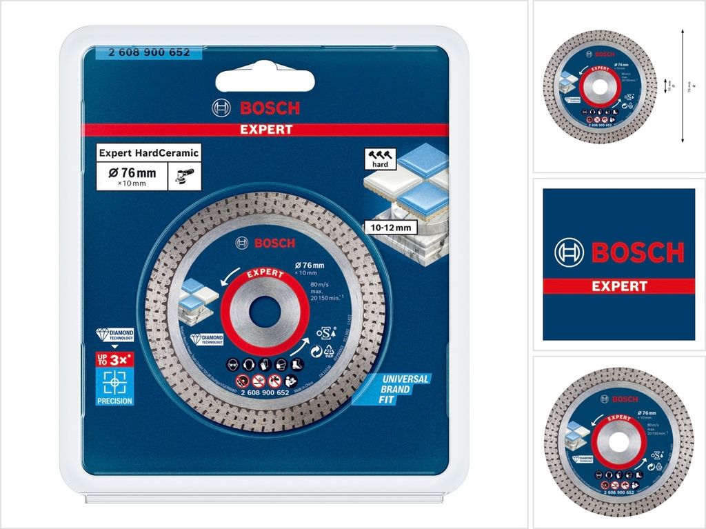 BOSCH 2608900652 BOSCH Diamant-Trennscheibe EXPERT Best for Immagine del prodotto 