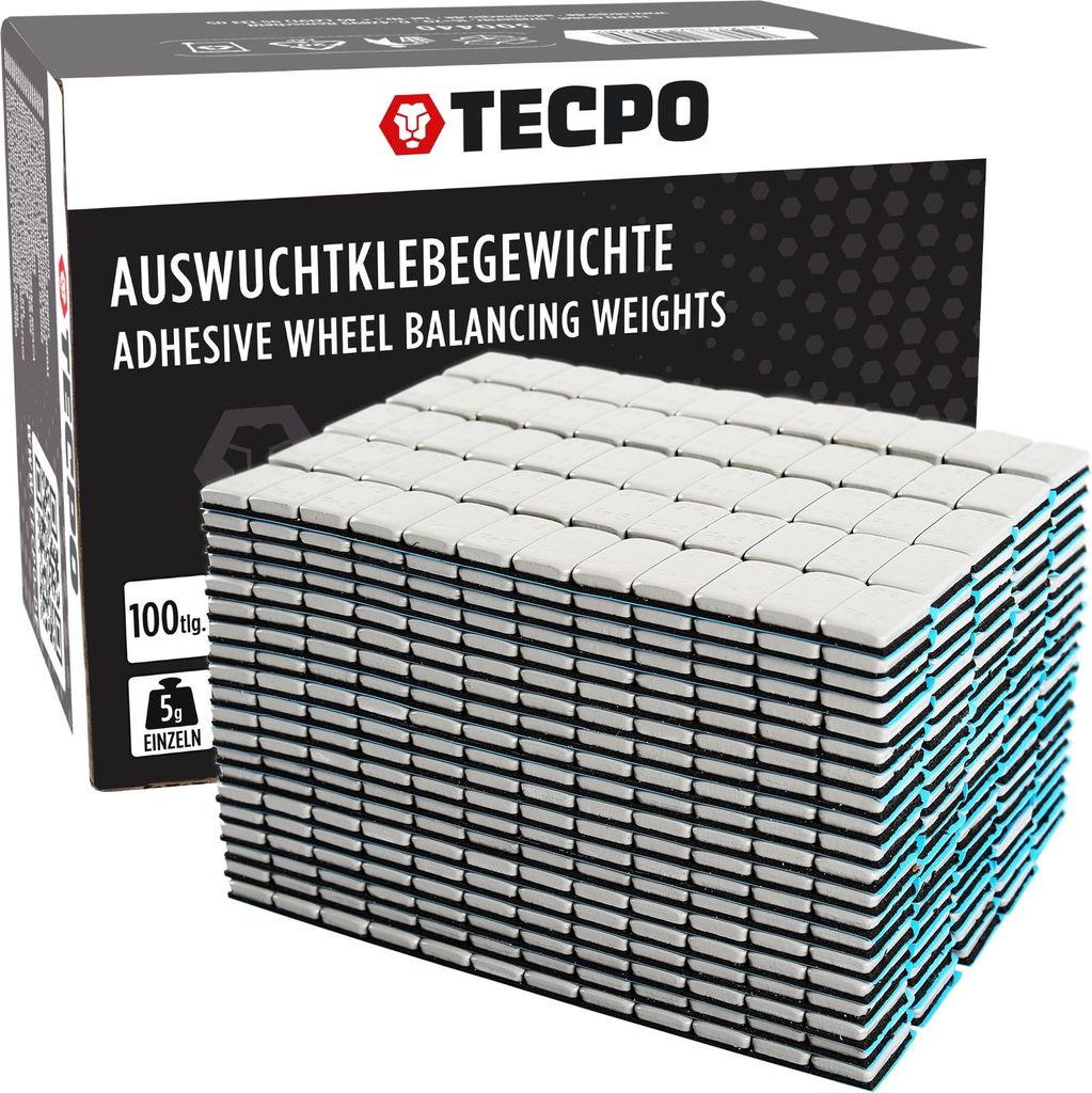Auswuchtklebegewichte 1200x5g, 6 kg, grau