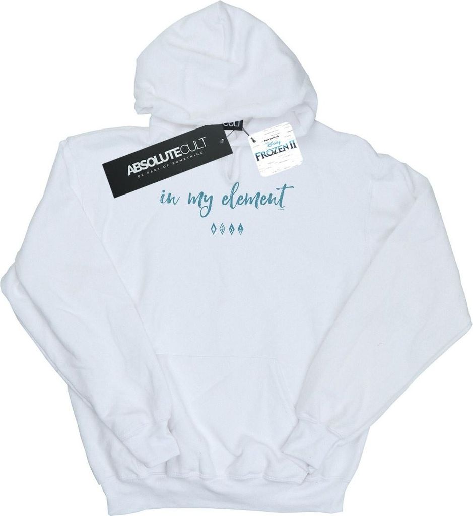 Disney - "Frozen 2 In My Element" Kapuzenpullover für Herren BI11098 (4XL) (Weiß)
