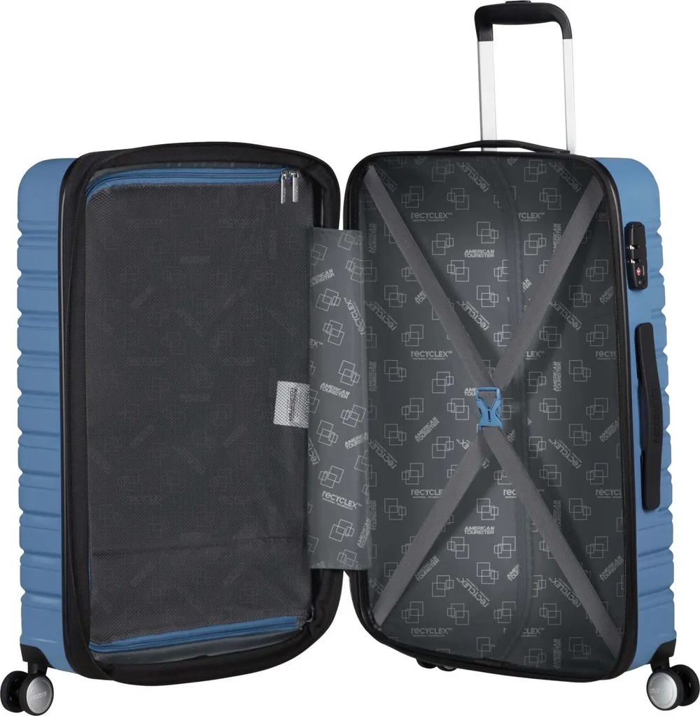American Tourister Flashline Spinner 67 Blue - Eleganza e Praticità - 7