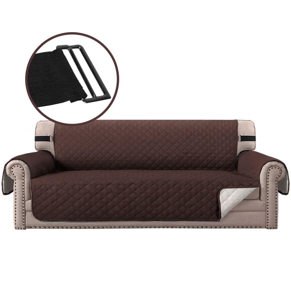 Topchances Sofaschoner, Couch Schonbezug, Sofaüberwurf, Rutschfes, Reversible Sofabezug für Hunde Haustieren, Abnutzung und Riss schützen (3-Sit...