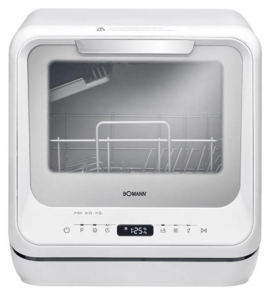 Bomann TSG 5701 Mini Lave-vaisselle Pose Libre 2 Couverts G Blanc