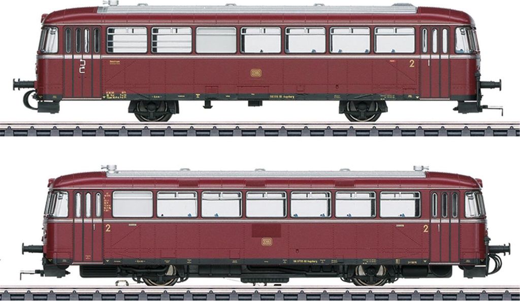 Märklin 39978 H0 Triebwagen VT 98.9 mit Steuerwagen VS 98 der DB