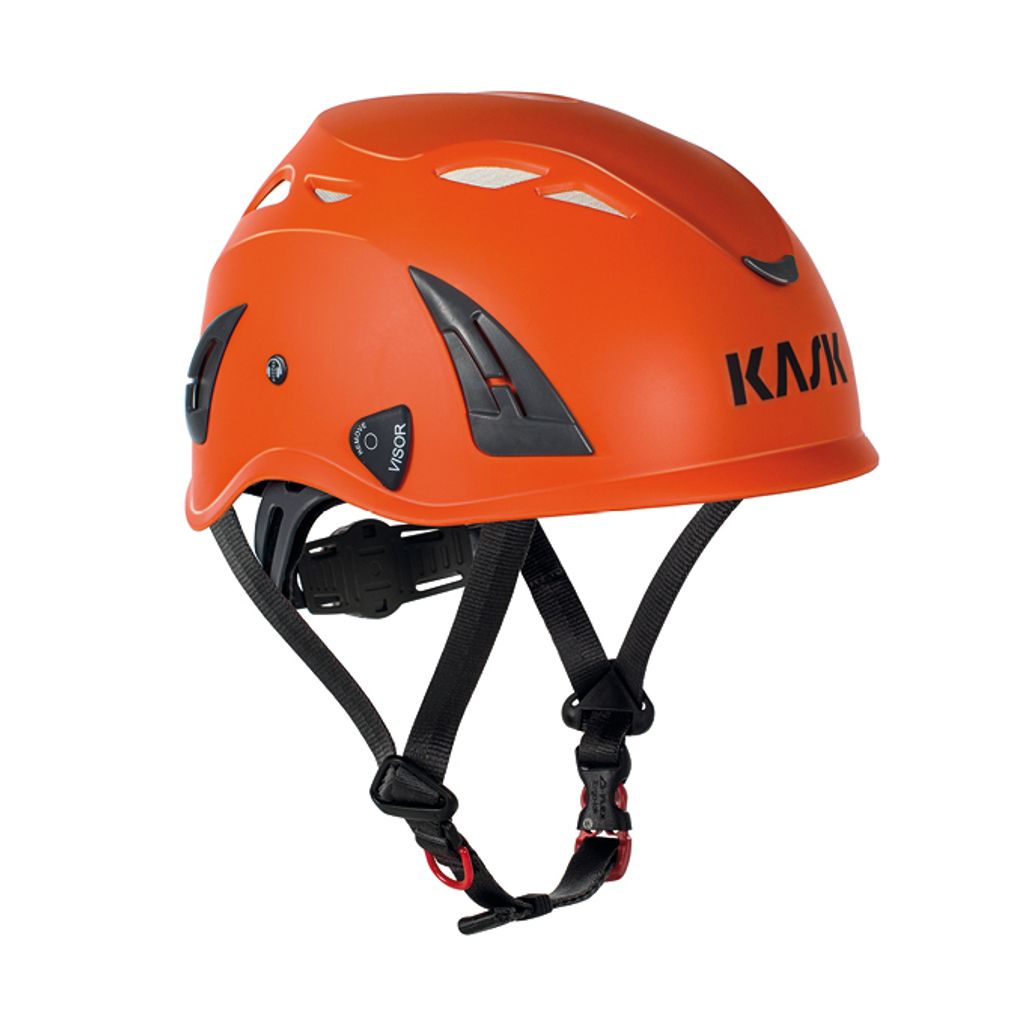 KASK Plasma AQ Schutzhelm, Industriekletterhelm - Arbeitsschutzhelm, Drehrad, Sanitized, EN397 Farbe:orange