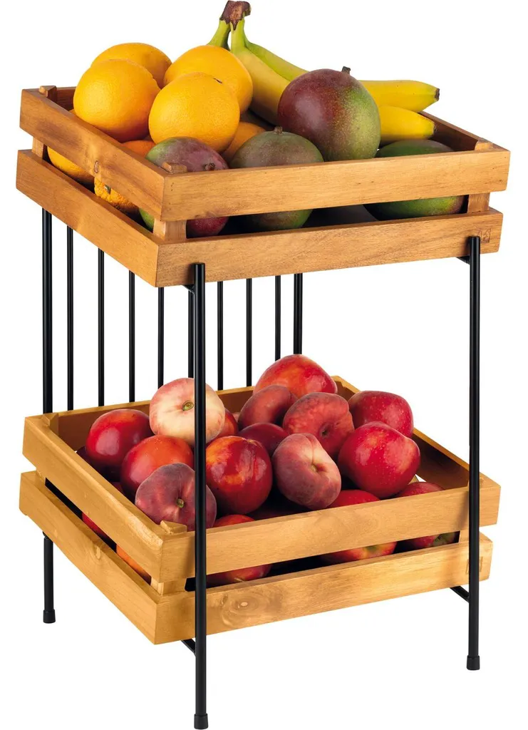 Support de buffet noir 480 mm en métal APS - Design sobre et robuste - 3