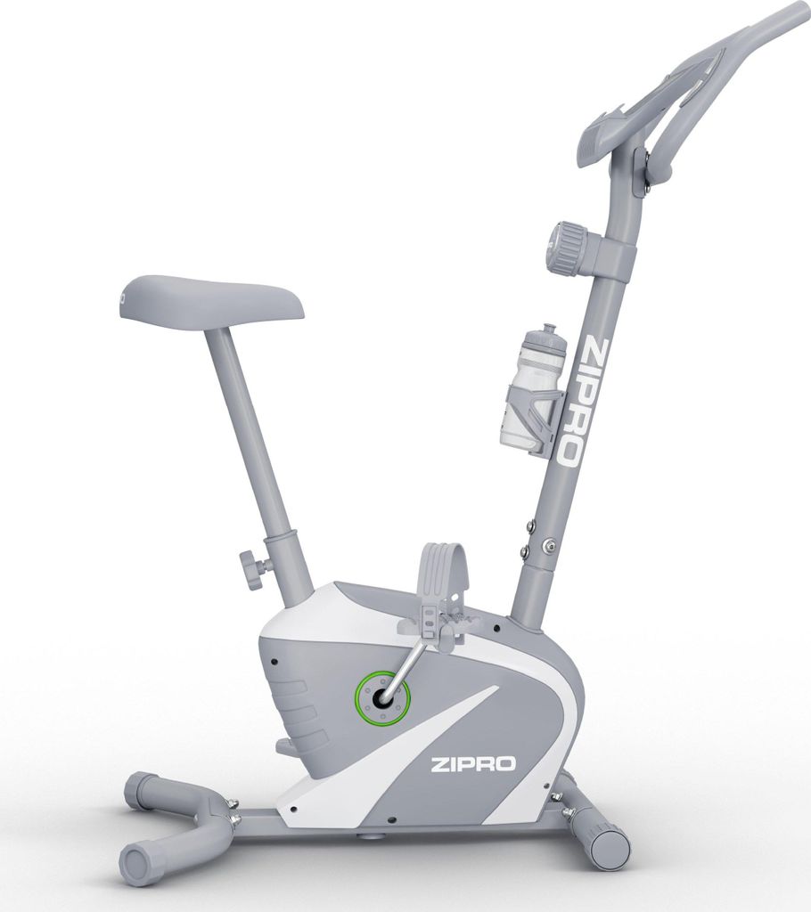 Zipro Heimtrainer Fahrrad Beat DC – Magnetisches Fitnessbike für Zuhause Kompakt Leise mit 8 Widerstandsstufen LCD Computer, Pulsmessung Verstel...