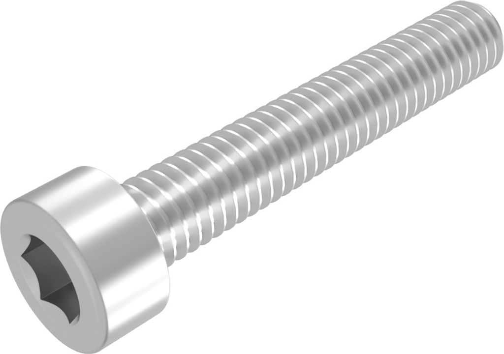 SECCARO Zylinderschraube M1,6 x 14 mm, Edelstahl V2A VA A2, DIN 912 / ISO 4762, Innensechskant, Vollgewinde, 20 Stück