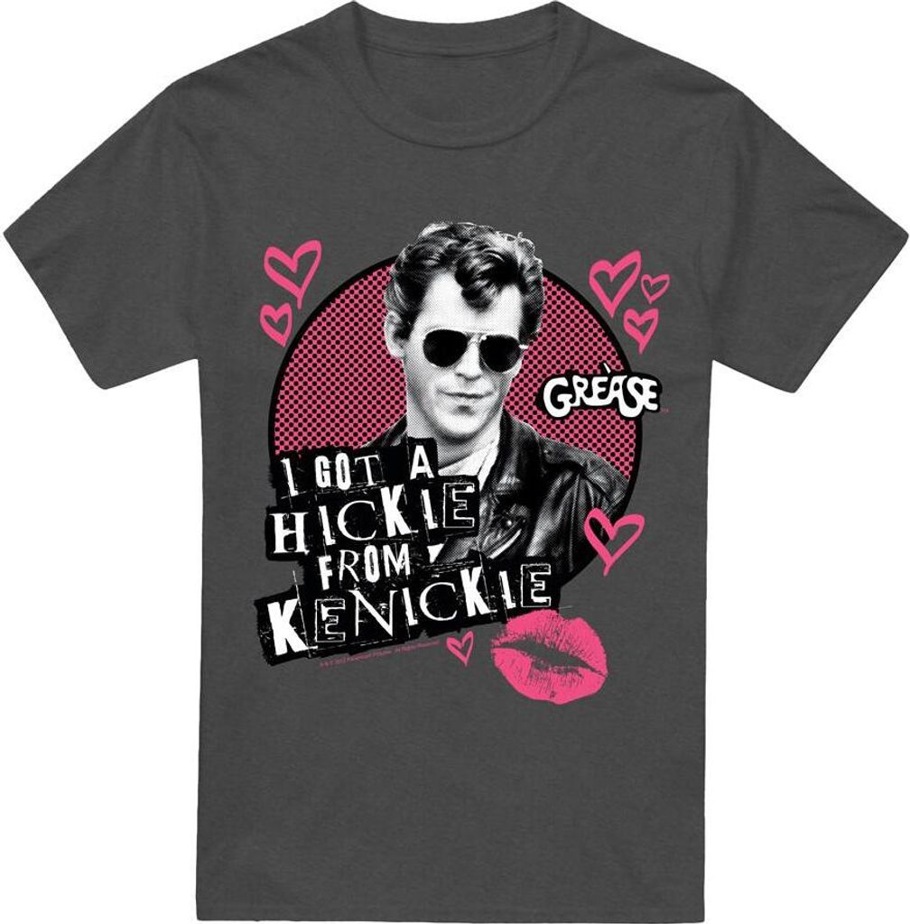 Grease - T-Shirt für Herren/Damen Uni TV15242 (3XL) (Holzkohle)