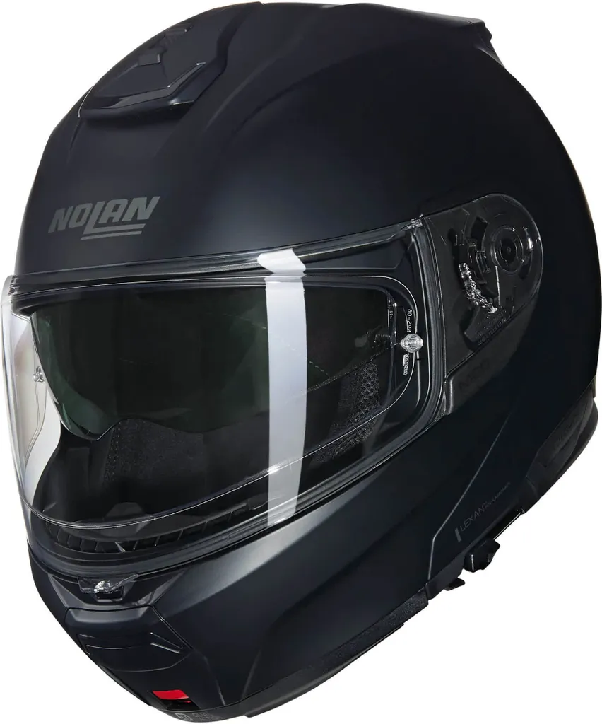 Casque Nolan N100-6 Classico noir mat XL : confort total et silence de route