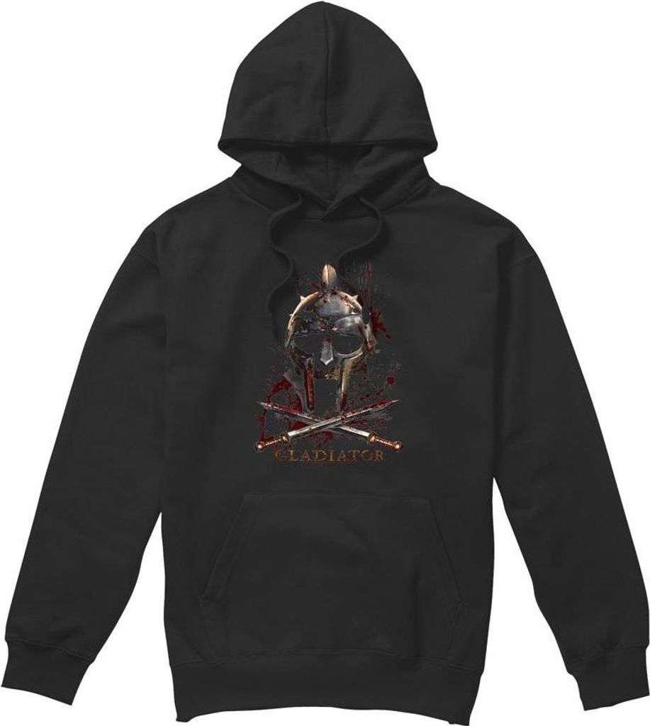 Gladiator - Kapuzenpullover für Herren TV9041 (XXL) (Schwarz)