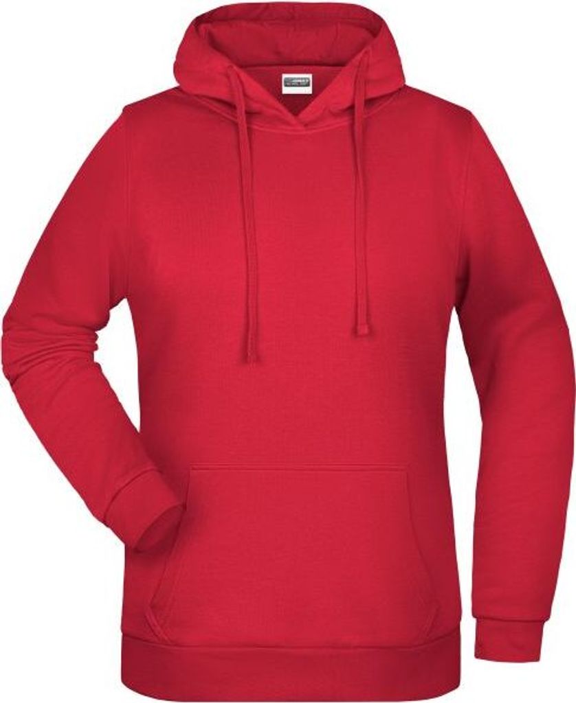 Promo Hoody Lady Klassisches Kapuzensweat red, Gr. L Produktbild 
