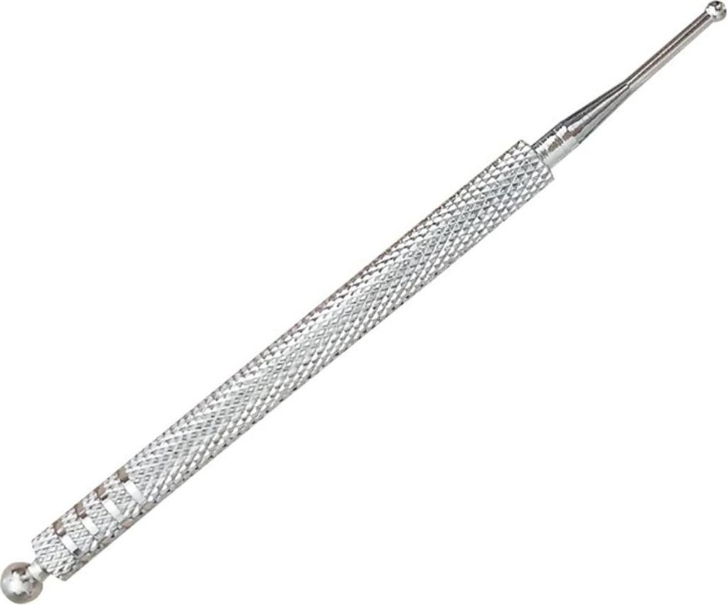 Akupressurstift, Meridianstift Akupressur Stab, Akupressurstift Massage Stift, Akupunktur-Stäbchen Narbenpflege Edelstahl, Länge 10 cm Kugel ...